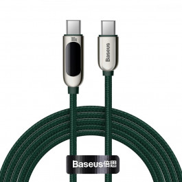   Baseus USB-C to USB-C 100W 2m Green (CATSK-C06)