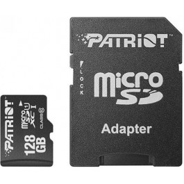   PATRIOT 128 GB microSDXC UHS-I + SD adapter PSF128GMCSDXC10