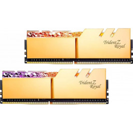   G.Skill 32 GB (2x16GB) DDR4 3600 MHz Trident Z Royal (F4-3600C16D-32GTRGC)