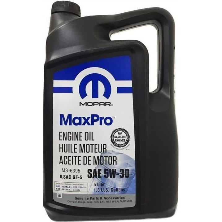 Mopar MaxPro 5W-20 5л (68218921AC) - зображення 1