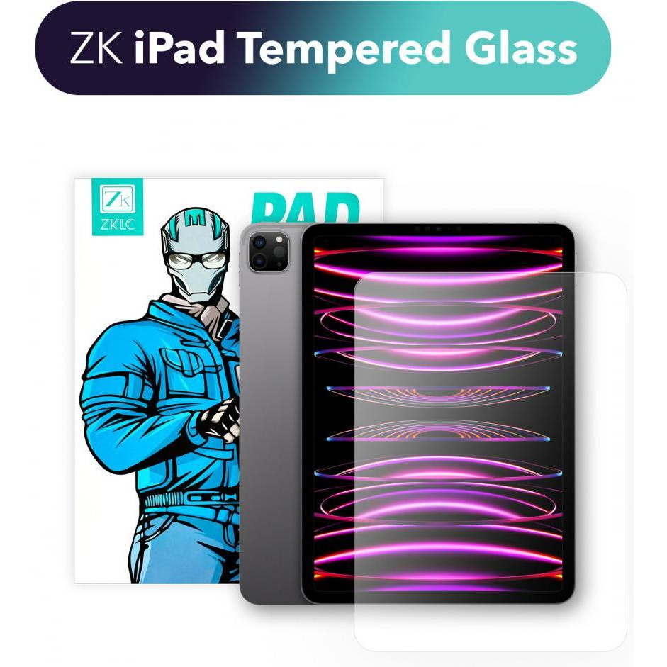 ZK Premium Tempered Glass for iPad Pro 12.9" (2018-2021) - зображення 1