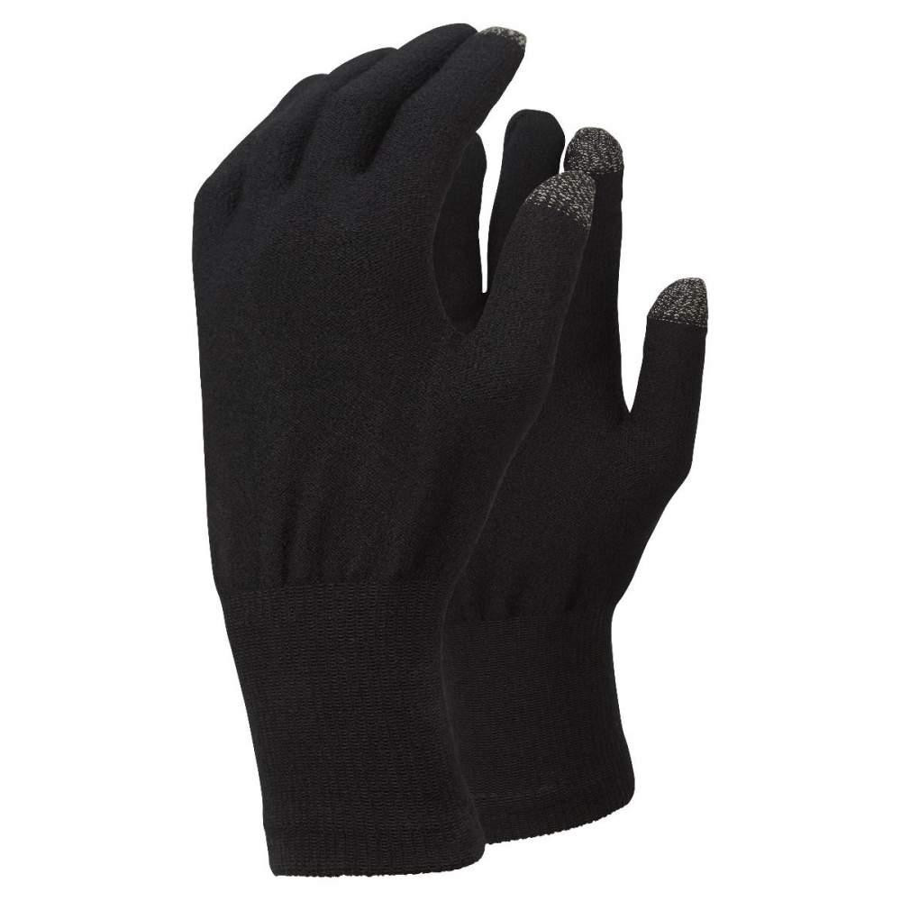 Trekmates Рукавиці  Merino Touch Glove Black (015.1360) L - зображення 1