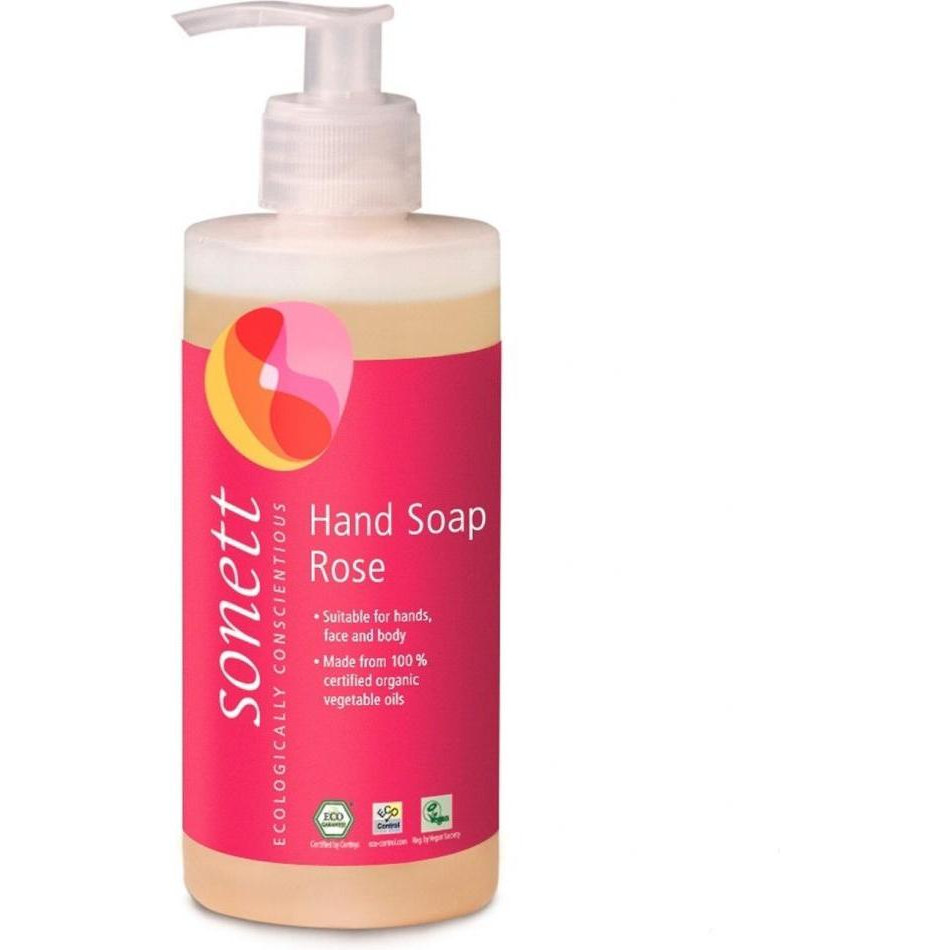 Sonett Hand soap Rose 300 ml Органическое жидкое мыло (4007547205048) - зображення 1