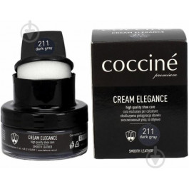   Coccine Крем для взуття  ELEGANCE 50 мл темно-сірий (5907546513689)