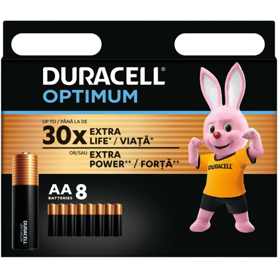 Duracell Optimum AA 8шт/уп (5014726, 5015601) - зображення 1