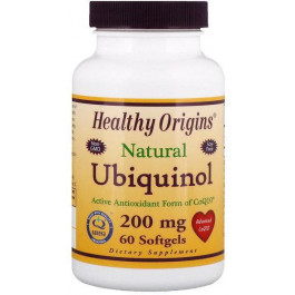   Healthy Origins Healthy Origins Ubiquinol Kaneka Q + 200 mg 60 Softgel Убіхінол