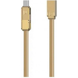   REMAX RC-070th Gplex Lightning/Micro USB/USB Type-C 1m Gold (6954851267201)