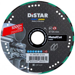   Distar 1A1R V 125x1,5/1,2x2,5x22,2 Metal CUT, 125, 22,23 (89568442044)