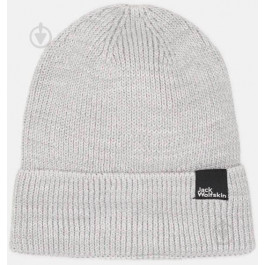   Jack Wolfskin Шапка жіноча  Essential Beanie 1910881-6110 One Size Світло-сіра (4064993575040)