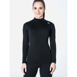   Aclima Термолонгслів жіночий вовняний спортивний демісезонний  WarmWool Crew Neck Woman S Black (7034041014