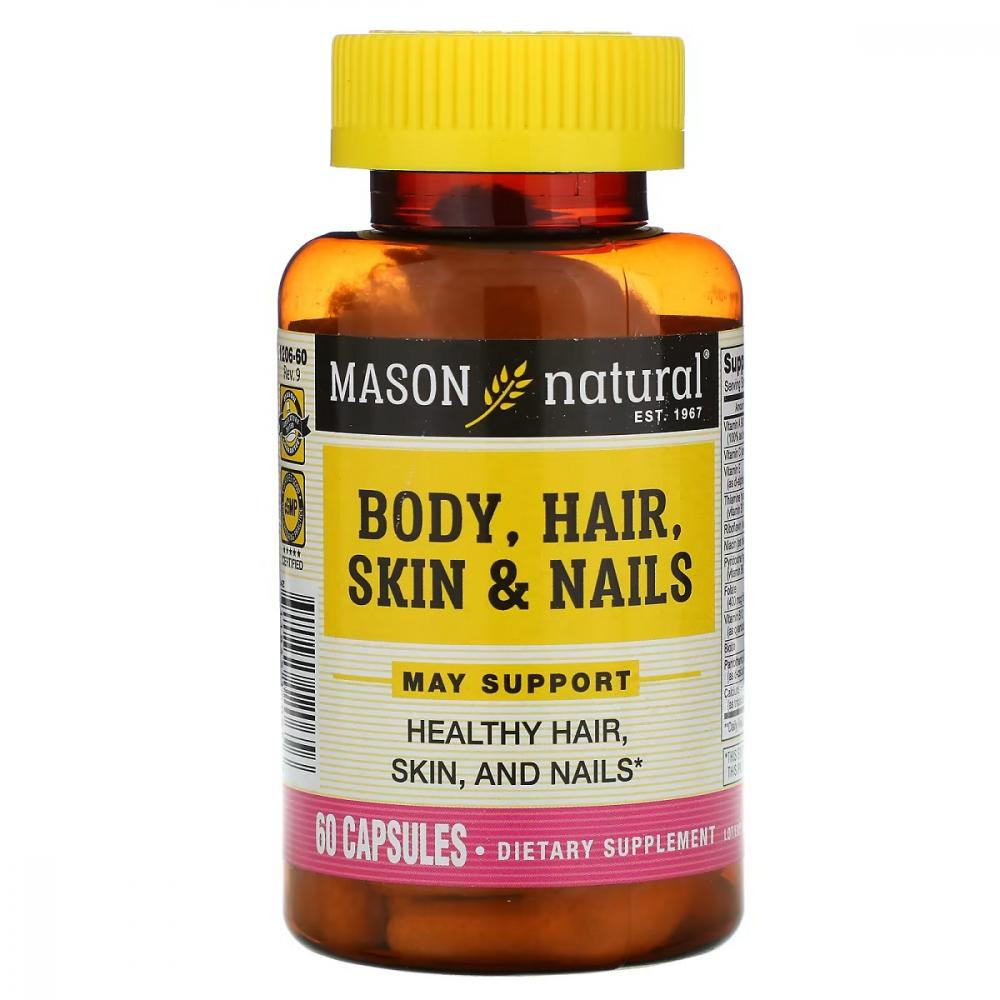 Mason Natural Body, Hair & Nails (60 капс) - зображення 1