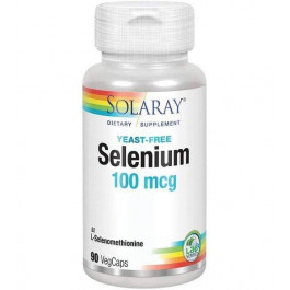   Solaray Селен  Selenium 100 mcg yeast-free 90 капсул