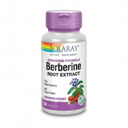   Solaray Берберин + Орегонский виноград Solaray Berberine root extract 60 капсул