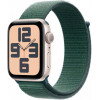 Apple Watch SE 2 GPS 44mm Starlight Aluminium Case w. Lake Green Sport Loop (MXEW3) - зображення 1