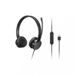   Lenovo USB-A Wired Stereo On-Ear Headset USB Black (4XD1K18260)