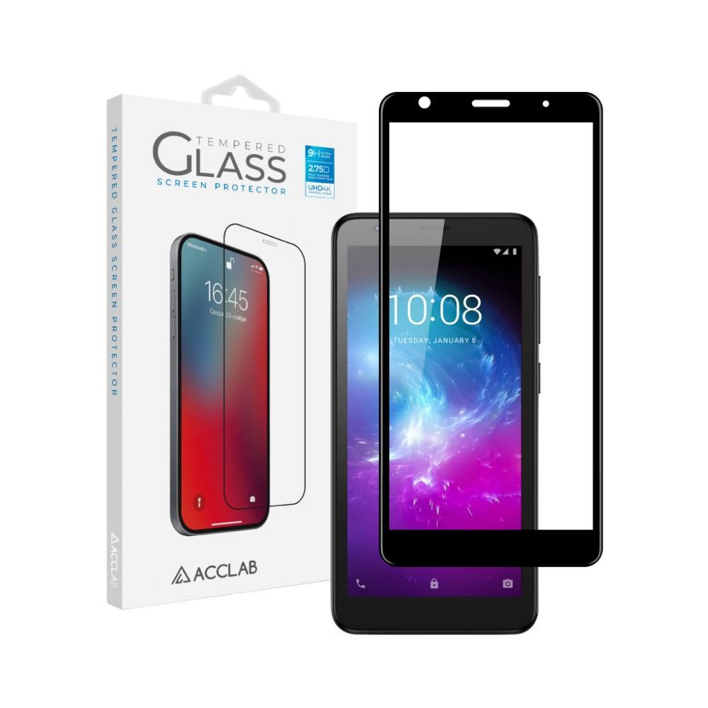 ACCLAB Защитное стекло Full Glue для ZTE Blade L8 Black (1283126508899) - зображення 1