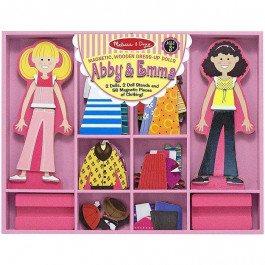   Melissa&Doug Магнітна вдягалка середня Еббі і Емма (MD14940)