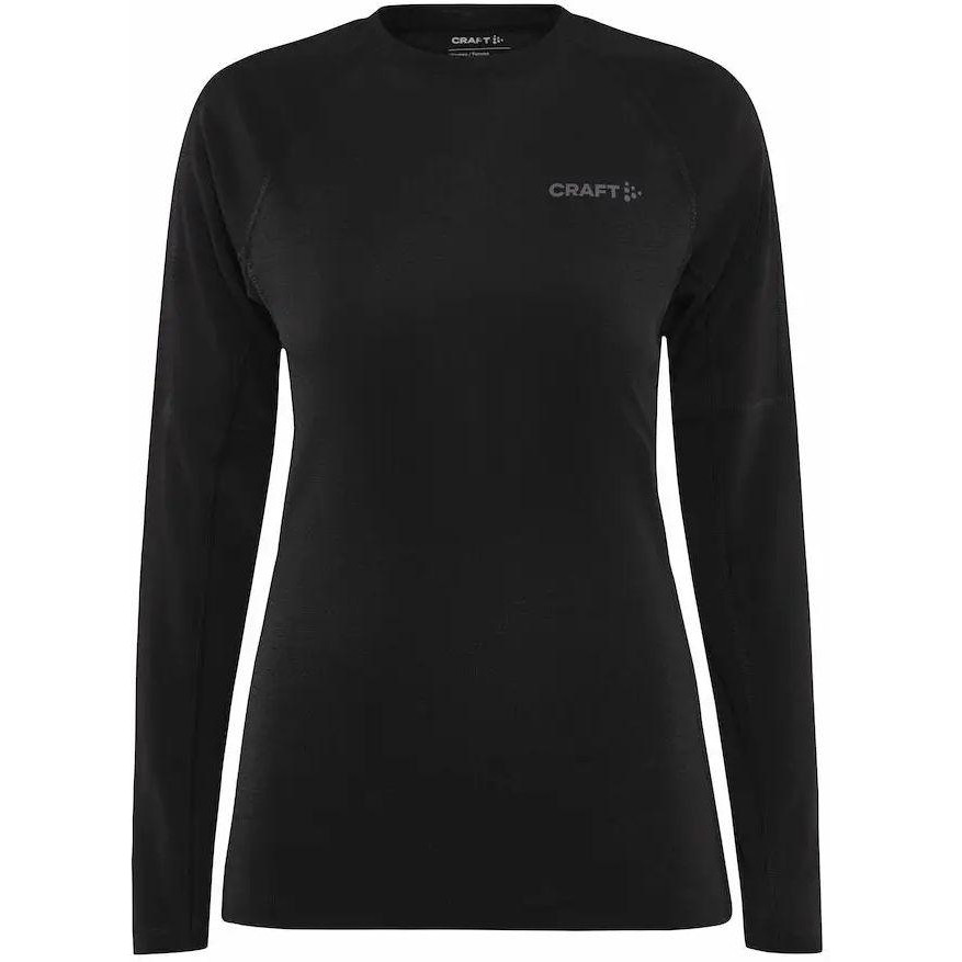 Craft Термокофта жіноча ADV Wool Merino RN LS Woman S Чорний - зображення 1