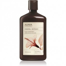   Ahava Mineral Botanic Hibiscus & Fig шовковистий крем для душу гібіскус та інжир 500 мл