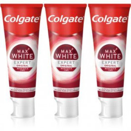   Colgate Max White Expert Original відбілююча зубна паста 3x75 мл