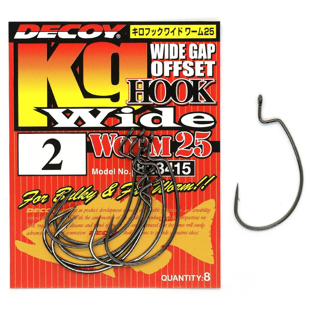 Decoy Hook Wide Worm 25 №2 (8pcs) - зображення 1