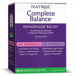   Natrol Complete Balance AM/PM, 30+30 капсул