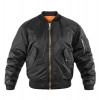 Mil-Tec MA-1 Flyers Basic Black Jacket (10402002-904) - зображення 1