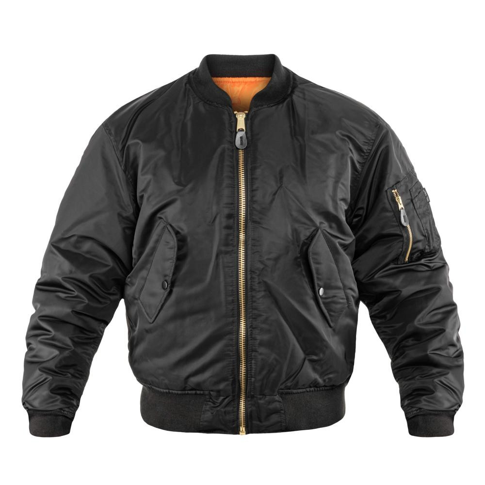 Mil-Tec MA-1 Flyers Basic Black Jacket (10402002-904) - зображення 1