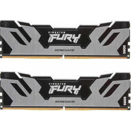   Kingston FURY 32 GB (2x16GB) DDR5 7200 MHz Renegade Silver/Black (KF572C38RSK2-32)