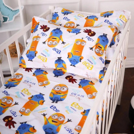   MirSon Наволочка дитяча  Kids Time 20-0036 Minions 40х60 см Бязь (2200009639494)