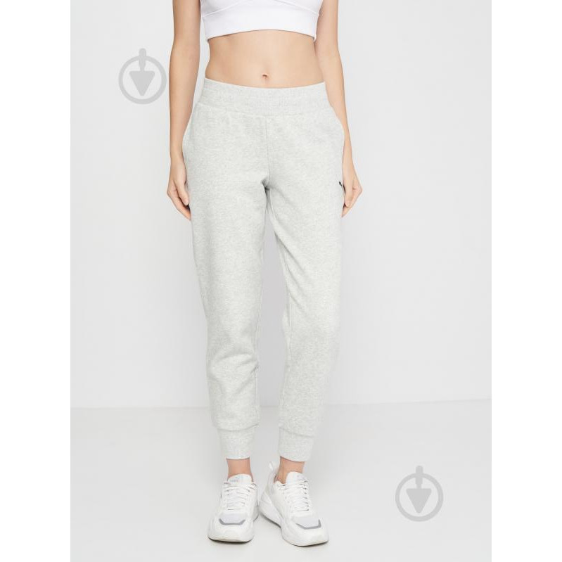 PUMA Спортивні штани  Ess Sweatpants 58683954 L Light Gray Heather-CAT (4063697176713) - зображення 1