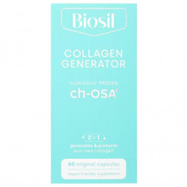   Natural Factors БАД Колаген активатор BioSil, Collagen Generator, , 60 капсул