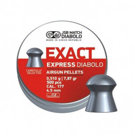   JSB Diabolo Exact Express 4.52 мм, 0.51 г , 500 шт.