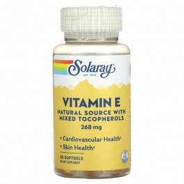   Solaray Vitamin E 268 mg 50 Softgels