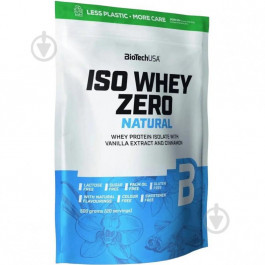   BiotechUSA Iso Whey Zero Natural 1000 g /40 servings/ Vanilla-Cinnamon