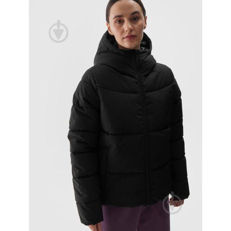 4F Пуховик короткий жіночий  Down Jacket F473 4FWAW24TDJAF473-20S XS Чорний (5905700064206) - зображення 1