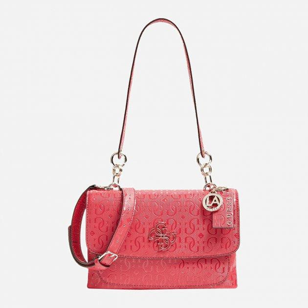 GUESS Женская сумка через плечо  Chic Shine Shoulder Bag розовая (HWSG7746200-BER) - зображення 1