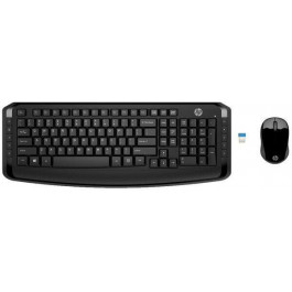   HP Keyboard & Mouse 300 Black (3ML04AA)