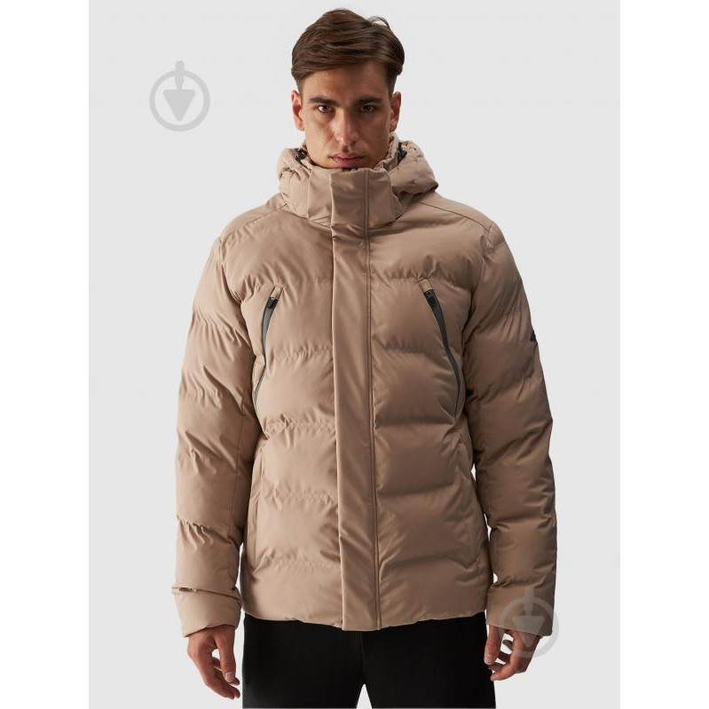 4F Пуховик зимовий чоловічий  Down Jacket M512 4FWAW24TDJAM512-83S S Бежевий (5905700066804) - зображення 1