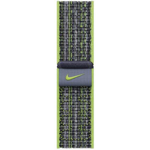 Apple Apple Bright Green/Blue Nike Sport Loop для Apple Watch 38/40/41mm (MTL03) - зображення 1