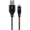 Cablexpert Premium USB/Apple Lightning Black 1m (CC-USB2B-AMLM-1M-BW) - зображення 1