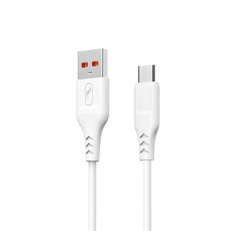 SkyDolphin S61VB USB to Micro USB 2m White (USB-000451) - зображення 1