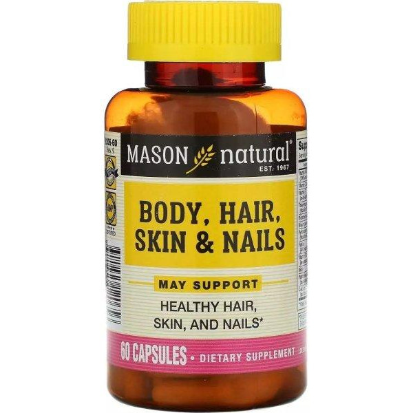 Mason Natural Комплекс  для тіла, волосся, шкіри та нігтів 60 капсул (MAV12065) - зображення 1