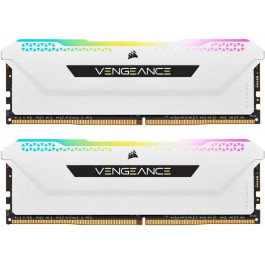   Corsair 32 GB (2x16GB) DDR4 3600 MHz Vengeance RGB Pro SL White (CMH32GX4M2D3600C18W)