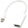 STLab Mini DisplayPort - HDMI White (U-998) - зображення 1