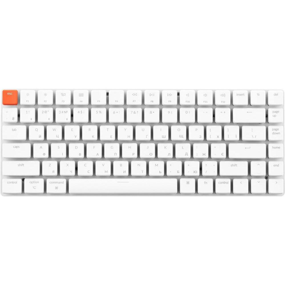 Keychron K3 84 Key Gateron Blue Wireless UA White (K3K2_KEYCHRON) - зображення 1