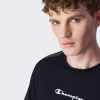 Champion Чорна чоловіча футболка  crewneck t-shirt cha219097-NBK - зображення 3