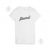 PUMA Біла жіноча футболка  ESS+ BLOSSOM Script Tee 679315/02 - зображення 1