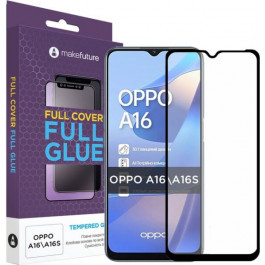   MakeFuture Защитное стекло Full Cover Full Glue Oppo A16/A16s (MGF-OPA16/A16S)