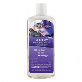   Sentry Шампунь  PurrScriptions Plus Freesia від бліх та кліщів, для котів, фрезія, 354 мл (073091019732)